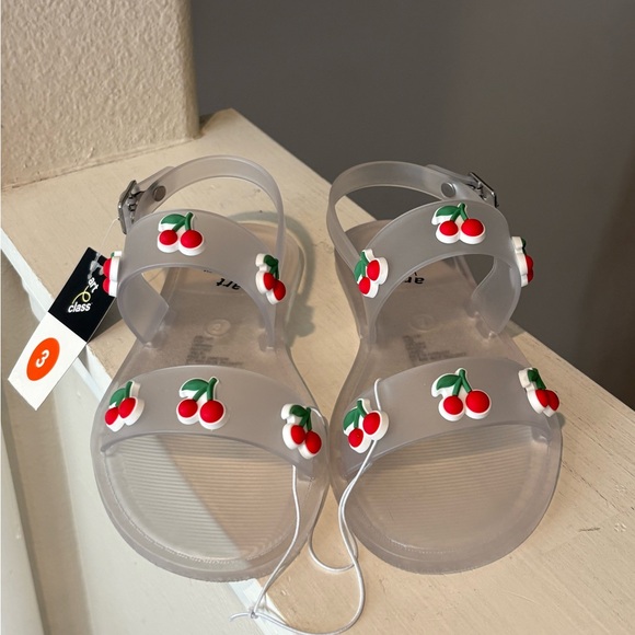 Target Other - Saniah Clear Jelly Sandals - Art Class Adjustable Buckle, Open Toe Youth size 3